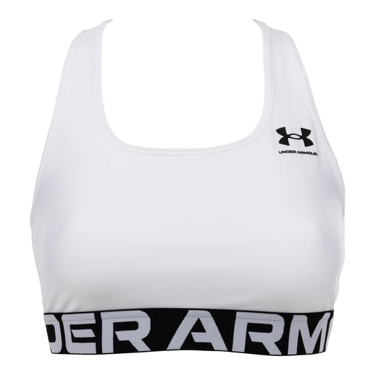 Under Armour Women's HeatGear Mid Branded Sports Bra