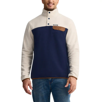 Auclair Men's 1/4 Snap Button Sweater