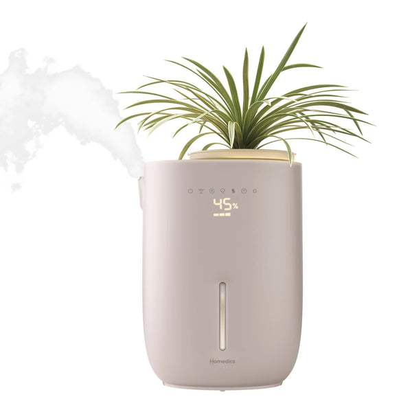 Homedics Natura - Humidificateur ultrasonique à vapeur chaude et froide