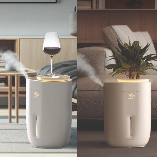 Homedics Natura - Humidificateur ultrasonique à vapeur chaude et froide