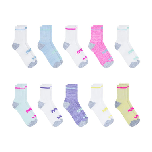 Puma - Chaussettes pour enfants, 10-paire
