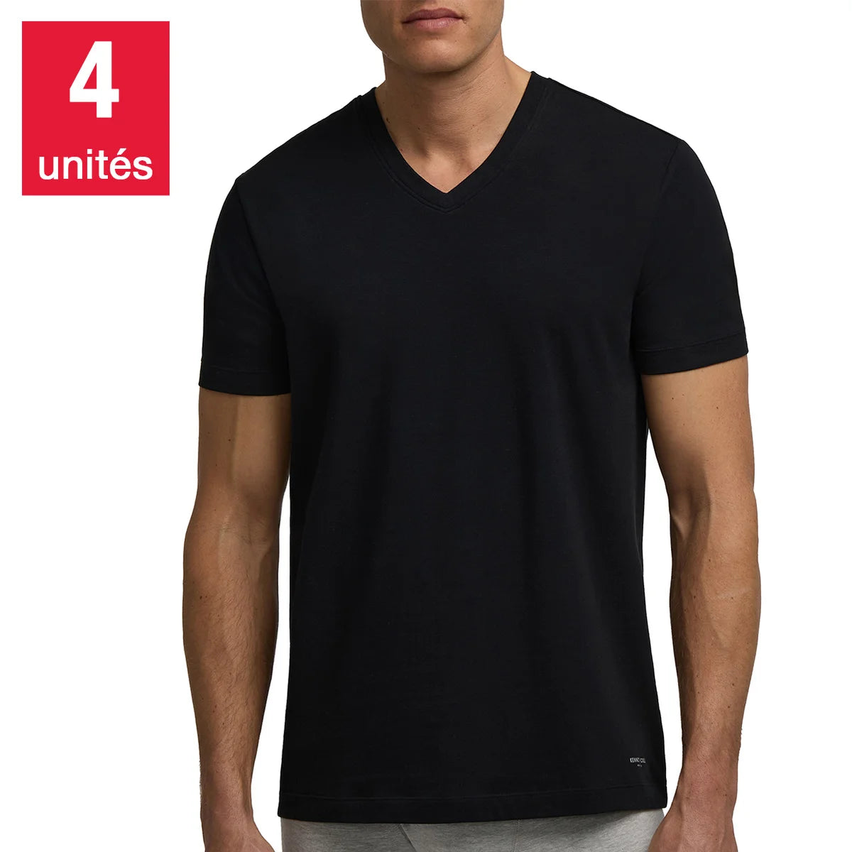 KENNETH COLE - 4 PACK STRETCH CONTON T-SHIRT