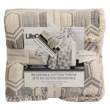Life Comfort - Reversible coton throw