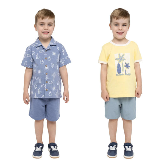 Pekkle - Ensemble de vêtements de jeu 4 pièces pour enfants