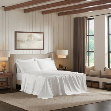 River Park Estate - Ensemble de draps 500 fils au pouce carré en coton Égyptien