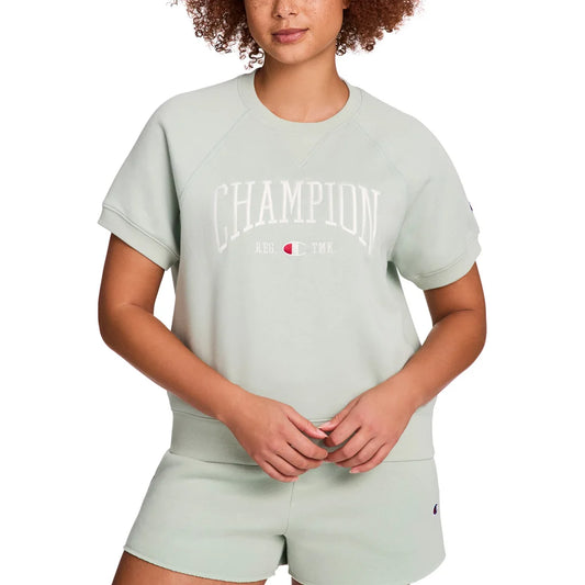 Champion - Chandail en molleton à manches courtes pour femmes