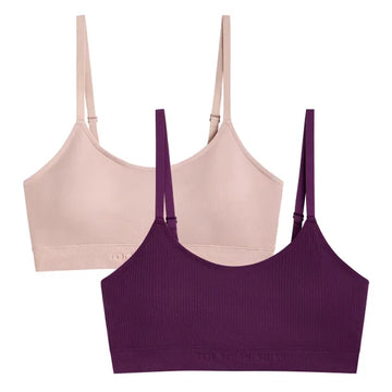 Tommy Hilfiger - Soutiens-gorges extensibles doux sans coutures, paquet de 2