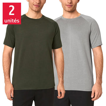 Mondetta - Men's Active T-Shirt, 2-Pack