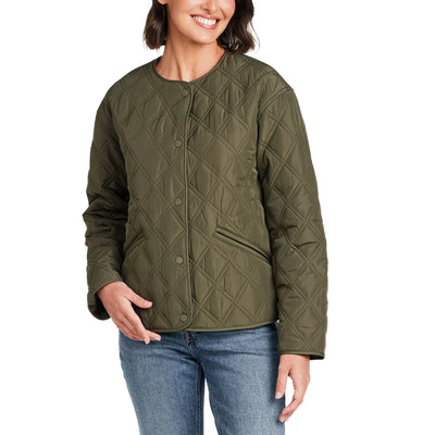 Weatherproof – Veste matelassée sans col pour femmes