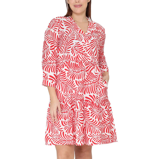 Tahari - Robe à manches trois-quarts pour femmes
