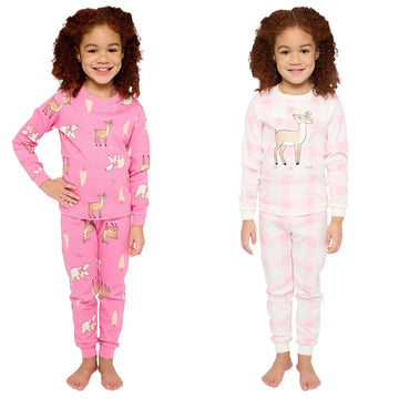 Pekkle - Ensemble pyjama 4 pièces en coton bio pour enfants