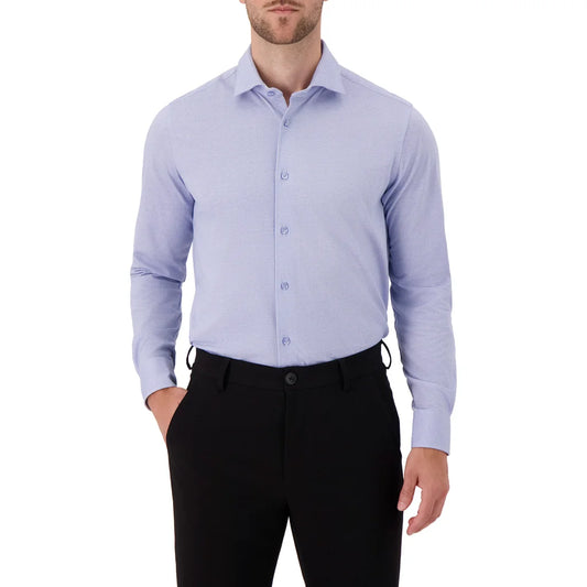 Victor Emmanuel - Chemise habillée coupe moderne 100 % coton pour homme