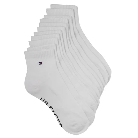 Tommy Hilfiger - Chaussettes un quart coussinées pour femmes, 10 paires