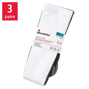 Mondetta - Chaussettes de compression pour femmes, 3 paires