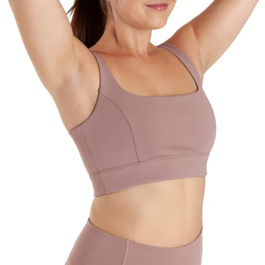 Aurum - Soutien-gorge sport à encolure carrée pour femmes, paquet de 2