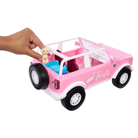 Hot Wheels Voiture télécommandée Barbie Ford Bronco avec 2 Poupées Barbie
