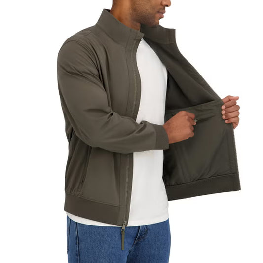 Kirkland Signature - Veste à coquille souple coupe-vent et hydrofuge pour homme