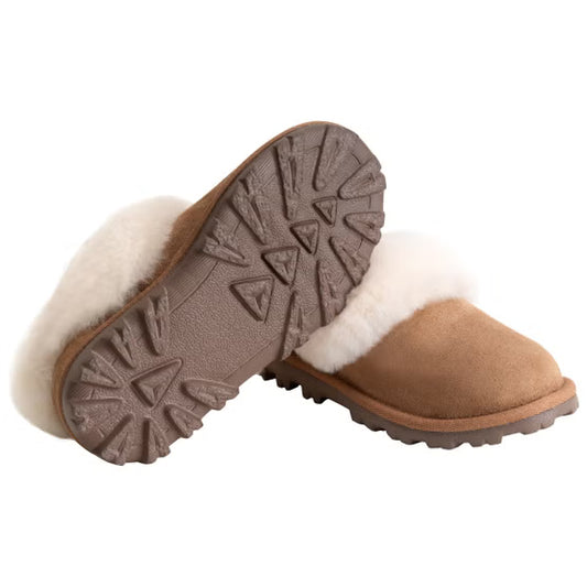 Kirkland Signature - Pantoufles en peau de mouton pour enfants