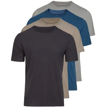 Frank And Oak - T-shirt à col rond pour homme, paquet de 4