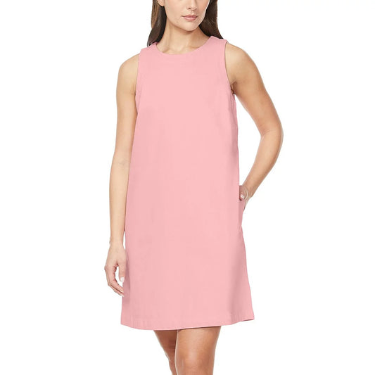 Robe Droite en tricot de denim doux avec poches