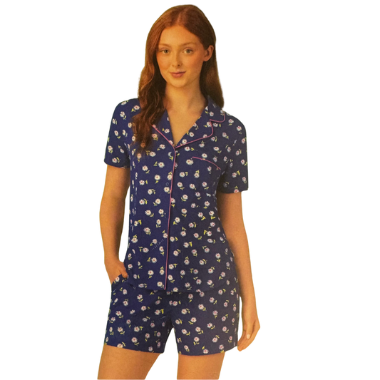Kate Spade New York - 2-Piece Pajama Set for Women - Short Sleeves & Shorts