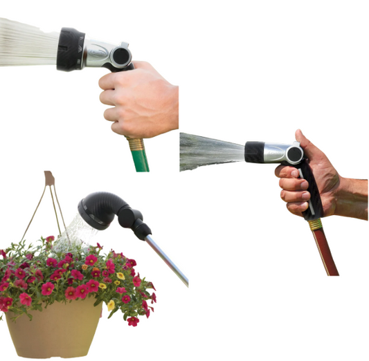 Set of 3 Orbit nozzles with stainless steel wand