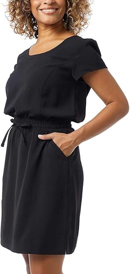 32 Degrees - Robe en sergé souple avec cordon de serrage pour femme