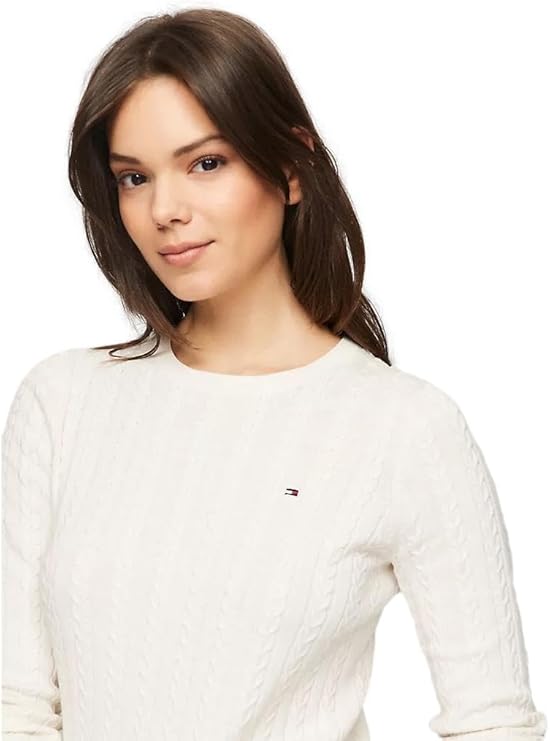 Tommy Hilfiger twisted sweater with round necks for Women