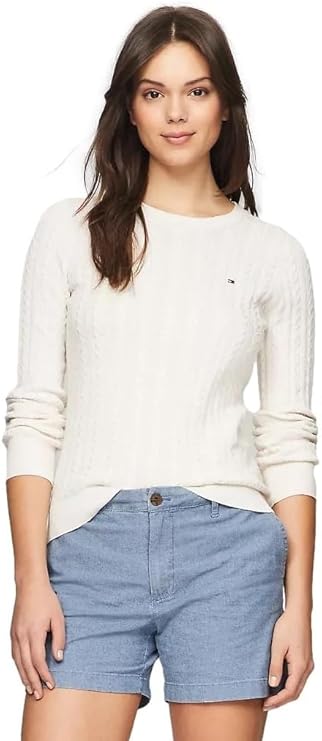 Tommy Hilfiger twisted sweater with round necks for Women