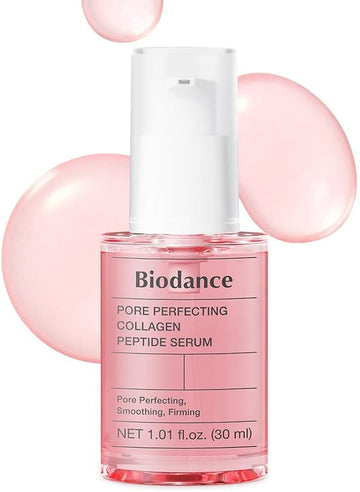 Biodance K-Beauty Glass Skin Pore Perfecting Collagène Peptide Serum, 78% d'eau de collagène, 10 peptides, 2 x 30 m