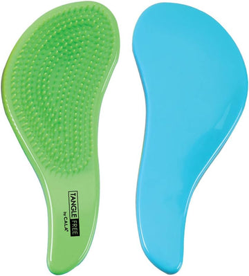 Brosse à cheveux Cala Tangle free neon green & aqua