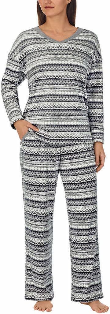 Nautica - Ensemble pyjama 2 pièces en polaire confortable pour femme