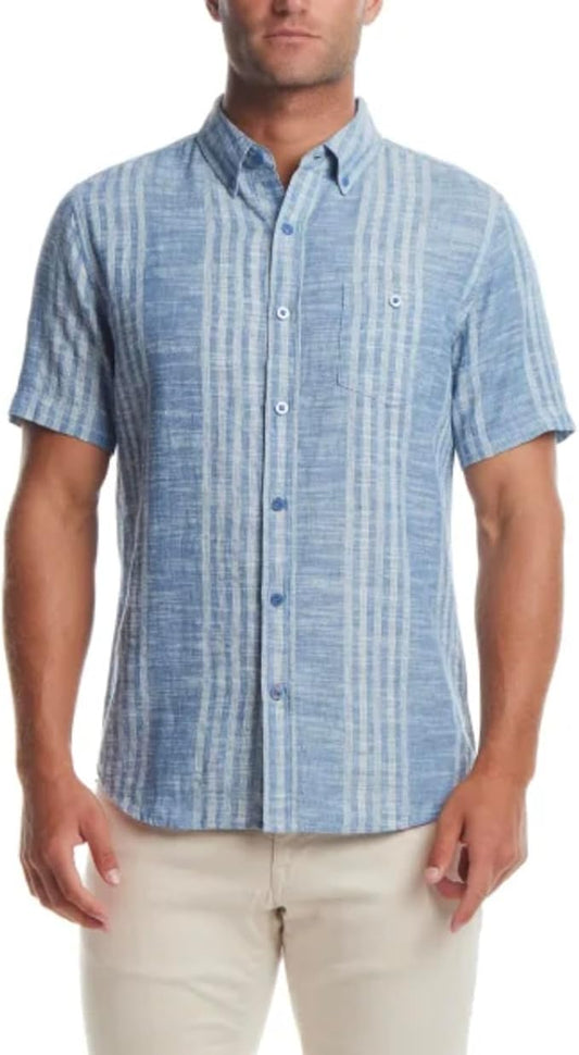 Weatherproof - Chemise en mélange de lin vintage