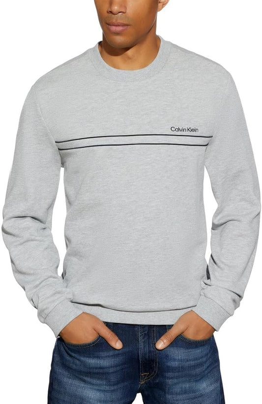 Calvin Klein Sweat-shirt à col rond coupe standard pour homme