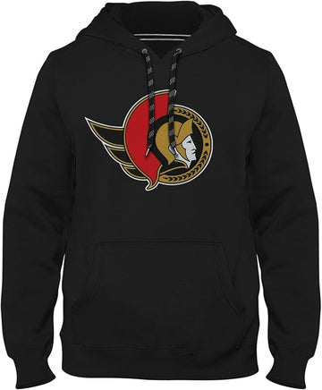 Ottawa Senators NHL Express - Sweat à capuche en sergé avec logo Noir