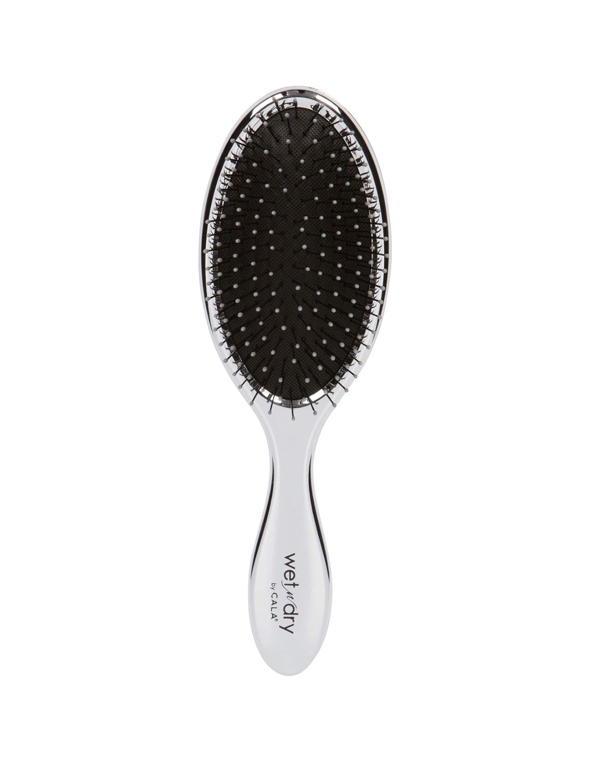 Cala Wet-n-dry metallic silver hair brush