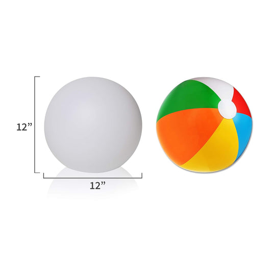 Seville Classics - GloGlobe boules lumineuses LED flottantes sans fil rechargeables à changement de couleur
