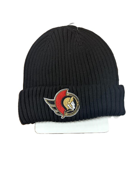 LNH - Bonnet tricoté à revers surélevé pour adulte - Sénateurs