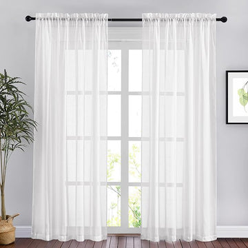 S&CO HOME - Textured sheer curtain