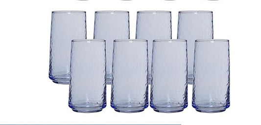 Anchor Hocking - Ensemble de verre de couleur - 8 pièce