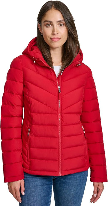 Tommy Hilfiger - Women's Mixed Material Coat