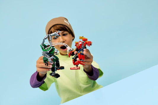 Le combat des robots : Spider-Man contre Docteur Octopus