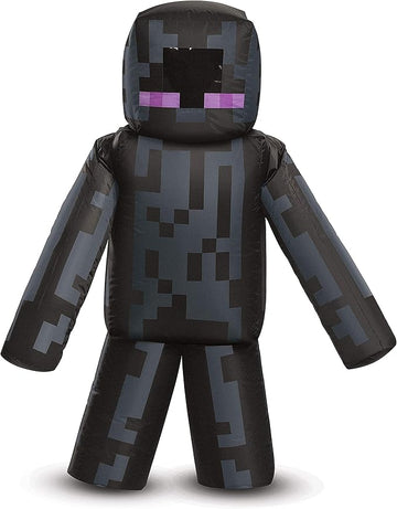Costume gonflable Minecraft d’Enderman pour enfants