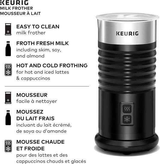 Keurig - Milk frother for lattes and cappuccinos, with hot and cold function