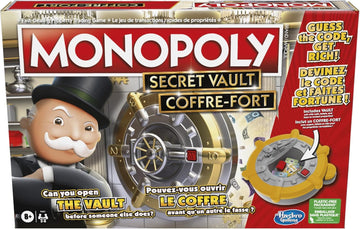 Monopoly Secret Vault Jeu de société pour enfants – anglais et français