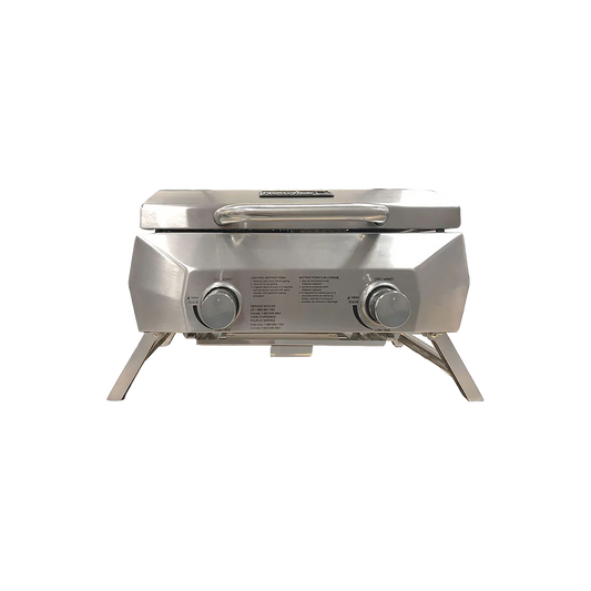 Nexgrill Grille de table portable 20 000 BTU avec 2 brûleurs