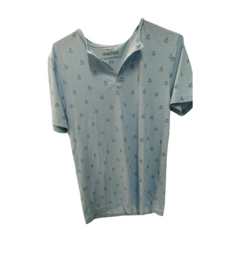 T-shirt à manches courtes avec imprimé voilier