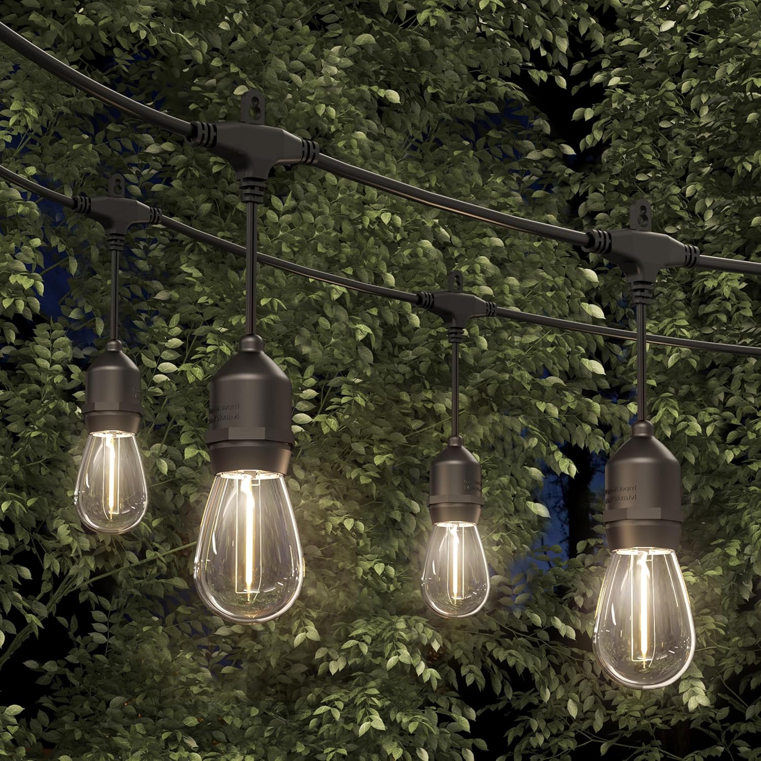 artika Blaze Guirlande lumineuse solaire d'extérieur avec 20 ampoules LED
