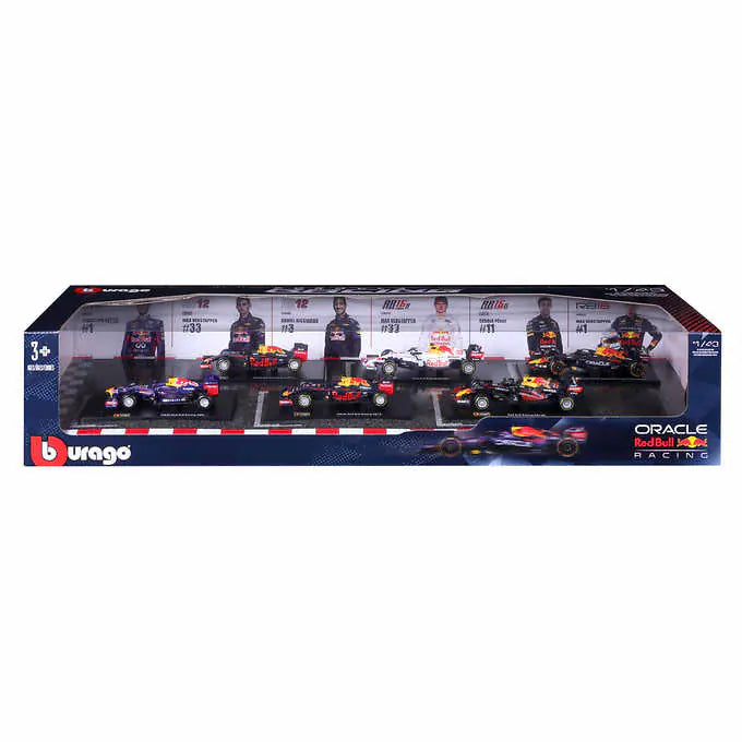 Burago Formula 1 Red Bull - 1:43 molded (package of 6)