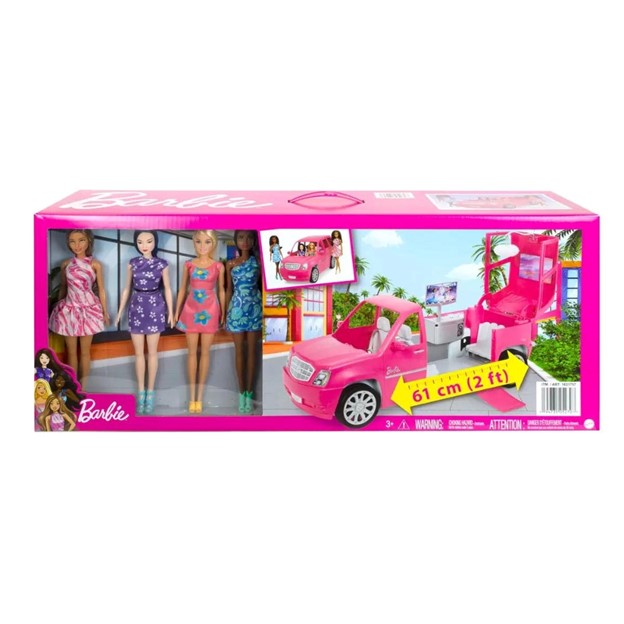 Barbie - Party Limo avec 4 poupées 49227